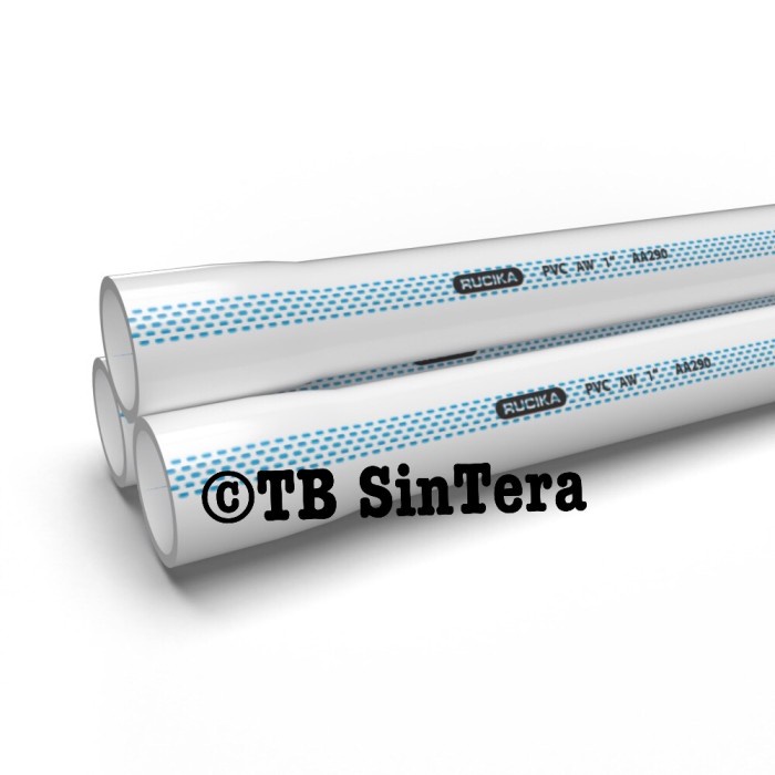 Terlaris Pipa Pvc 4" Inch Aw Putih Rucika Wavin Per Batang