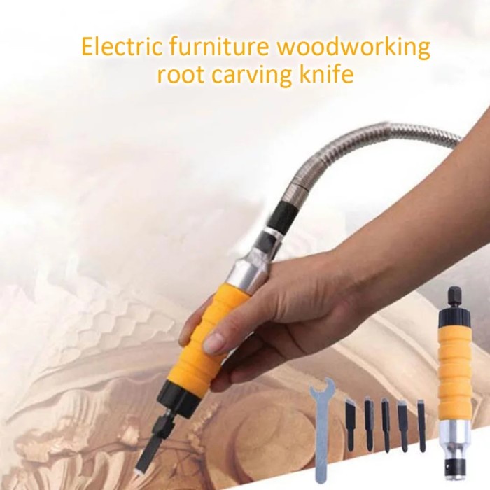Terlaris Alat Ukir Kayu Elektrik Utk Bor Listrik Flexible Shaft Wood Carving