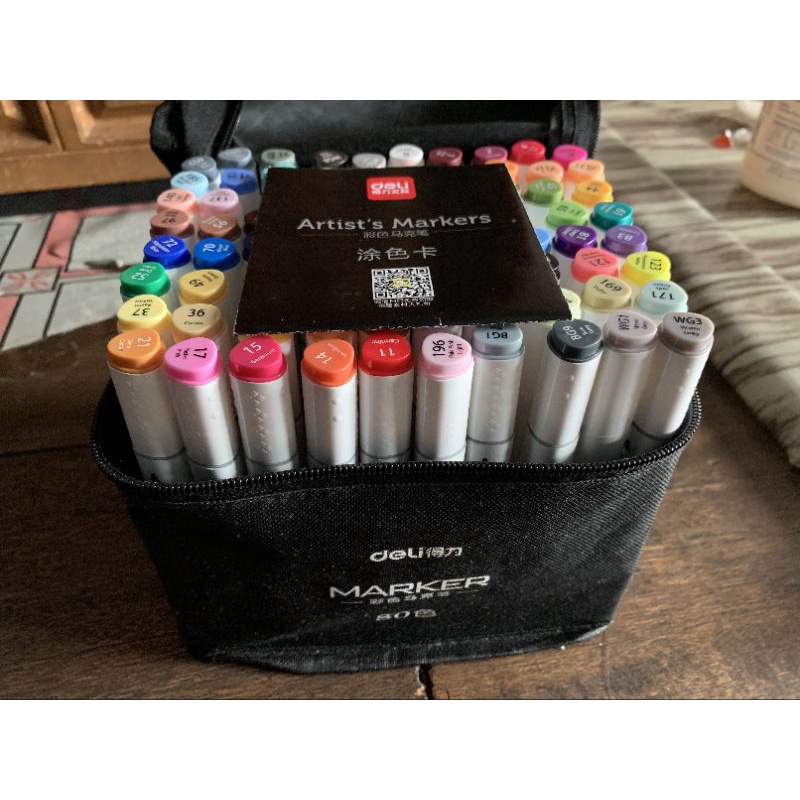 Deli Marker 80 warna