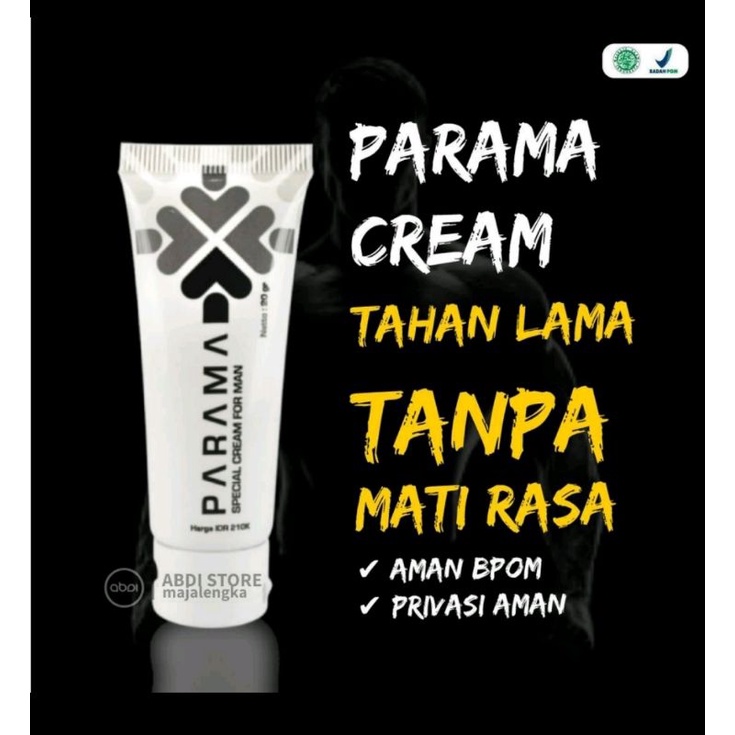 PARAMA CREAM OBAT OLES PRIA TAHAN LAMA - OBAT KUAT PRIA TAHAN LAMA