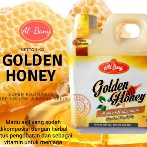 

12.12 Brand Madu Super Golden Honey Albany 1 kg ( Suplemen kesehatan / Multivitamin ) 