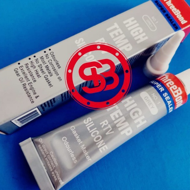 

♕ IV 9358 Lem Threebond SUPER SEALER NO.1 HIGH Temp RTV Silicone Grey ( Abu Abu ) 30gr ✨ 7.7 ⓲