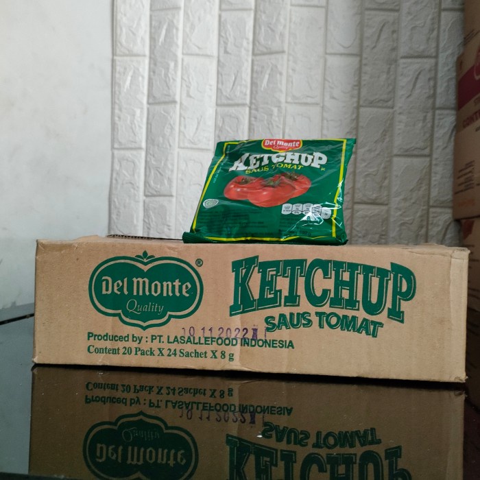 

1 Dus Delmonte Saus Tomat Sachet @8Gr Isi 20 Pak
