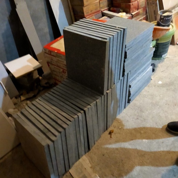 Batu Alam Andesit Bakar 30x60x3 cm