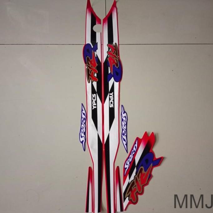 striping yamaha fizr fiz r 1995 1996 sporty merah biru