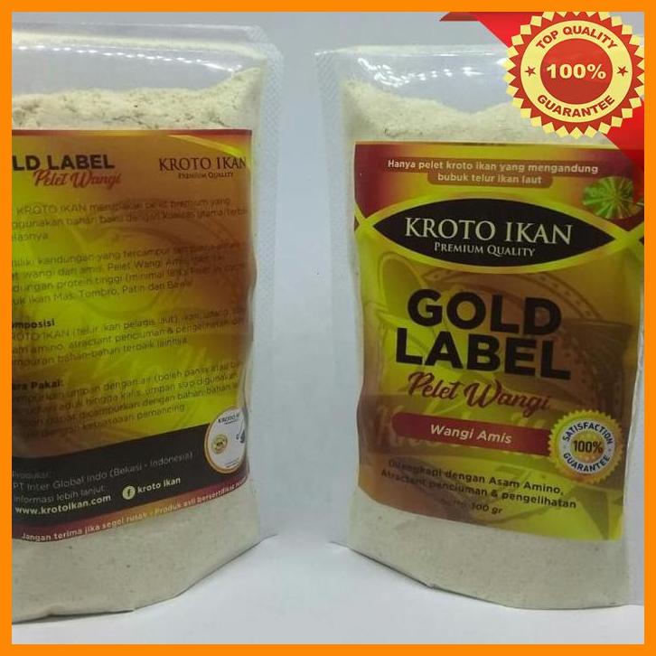 (UIK) PELET WANGI AMIS - GOLD LABEL DR KROTO IKAN