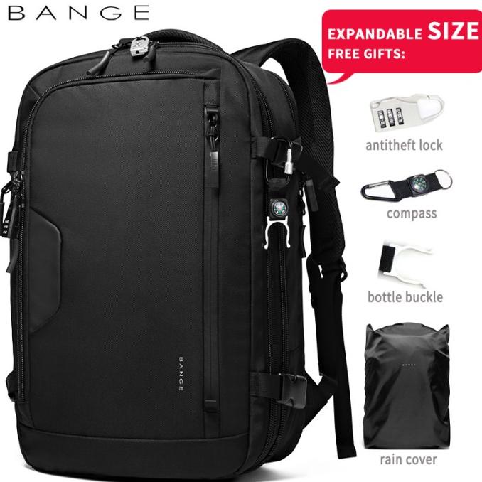 Tas Bange Bg22039 Backpack Ransel Laptop 17" Inch Expandable Travel