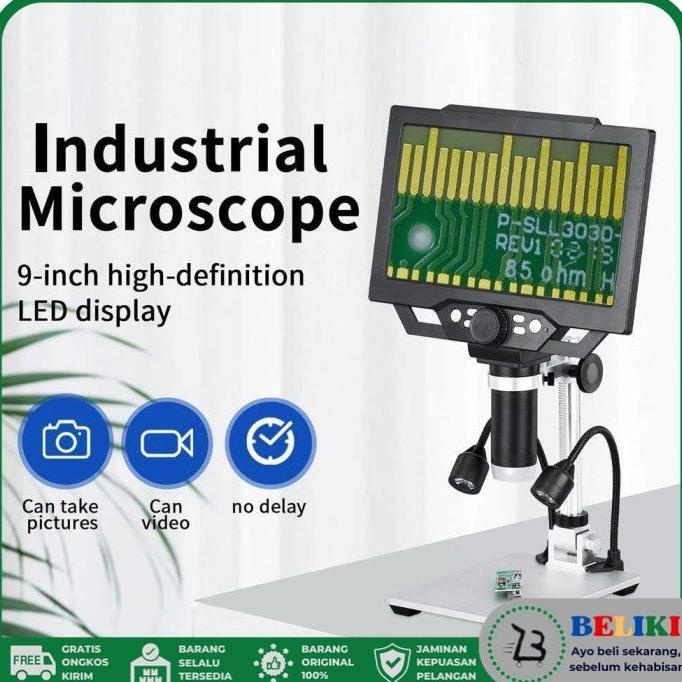 

Mikroskop Digital 12MP 1600X dengan Monitor & Metal Stand - G1600 ---NEW---