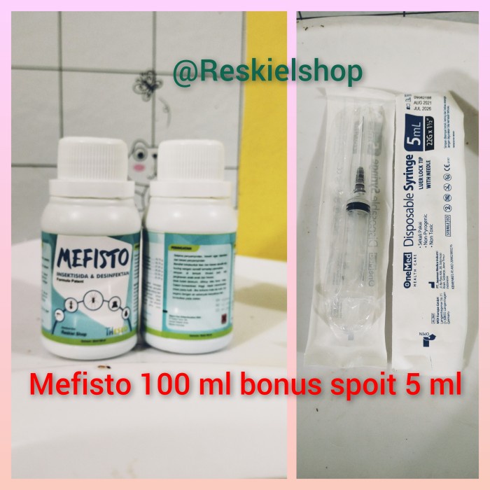 Mefisto 100 ml (Antivirus , antibakteri dan anti kutu lingkungan)