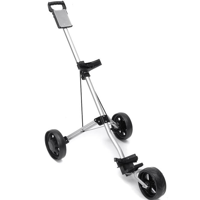 Pgm Golf Trolley 3 Wheels Troli 3 Roda Troli Tas Golf Bag Trolley