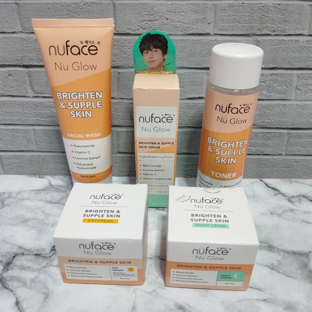 [ READY STOCK ] Nuface Nu Glow Brighten & Supple Skin Package /eceran / paket