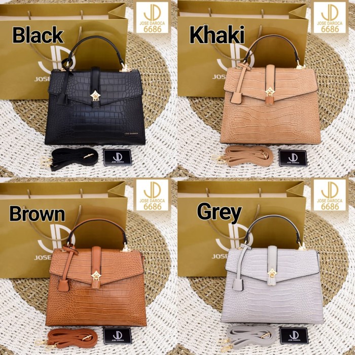 PROMO TAS WANITA JOSE DAROCA SERIES 6686 (FREE PAPER BAG) - HANDBAG SLEMPANG TERLARIS