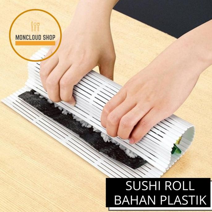 Alat Penggulung Sushi Nori Plastik / Sushi Roll Maker Mat Seaweed