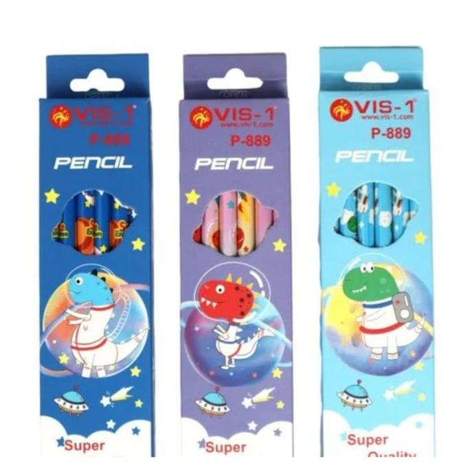 

VIS-1 Pensil Motif Lucu 889 Per Pack
