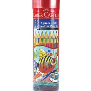 

TBMO WATER COLOUR PENCILS 36L ROUND TIN FABER-CASTEL / PENSIL WARNA