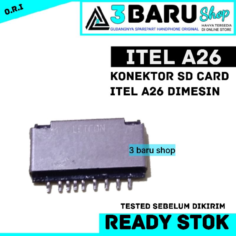 KONEKTOR SD CARD ITEL A26 DI MESIN konektor sd card dimesin handphone a26