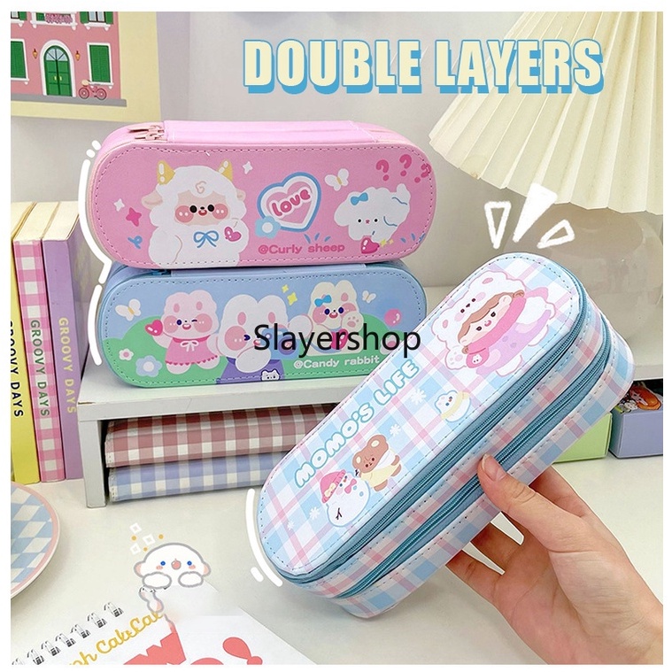 

Best product KOTAK PENSIL SLETING IMPORT KOREA / GRID WATERPROOF PENCIL CASE / TEPAK PENSIL AESTHETIC TAHAN AIR / PREMIUM TEMPAT ALAT TULIS MURAH BAHAN KAIN LEMBUT / MINIMALIS KOREAN STYLE STATIONERY / TEMPAT PENSIL MOTIF PLAID / KOMPARTMENT / COLORFUL MA