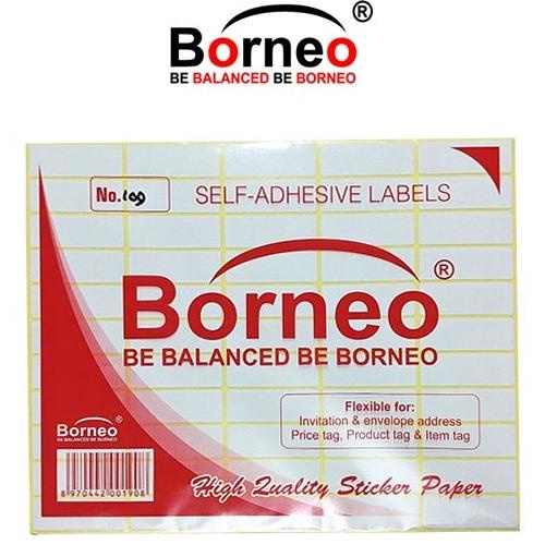 

LABEL HARGA BORNEO 109 / STIKER / LABEL