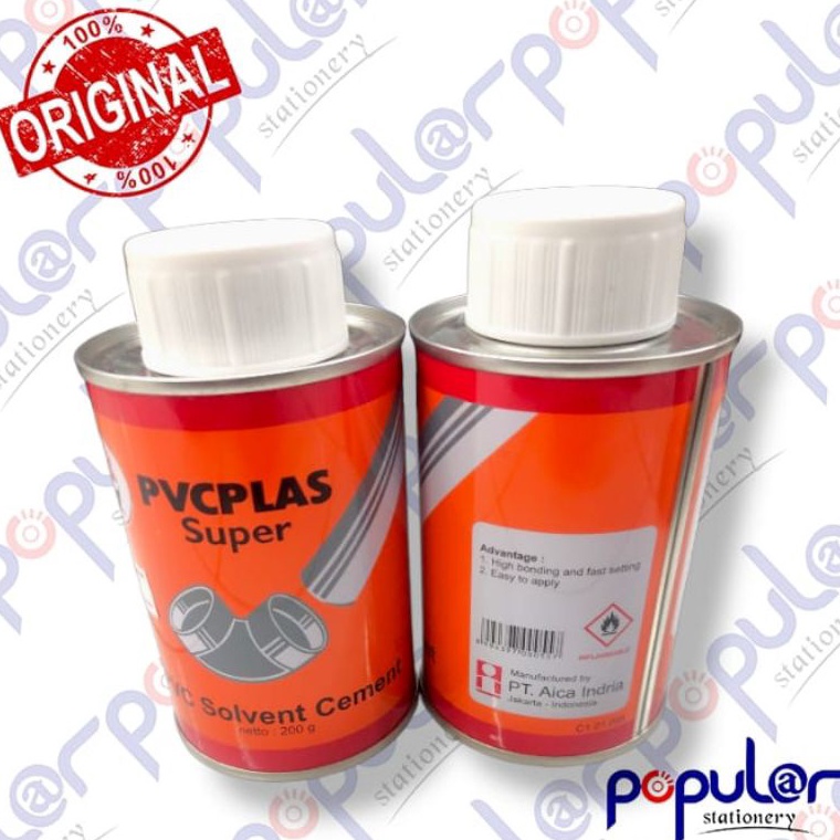 

Buruan Beli.. Lem Pipa Fox PVC Plast Kaleng 200gr 45