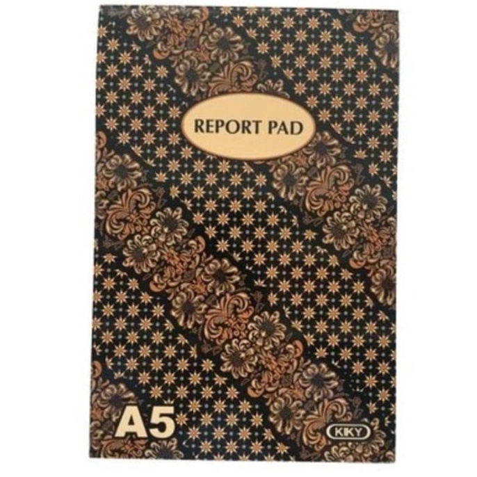 

REPORT PAD A5 BATIK KIKI 624433BT / BUKU NOTE / NOTEBOOK / NOTEPAD