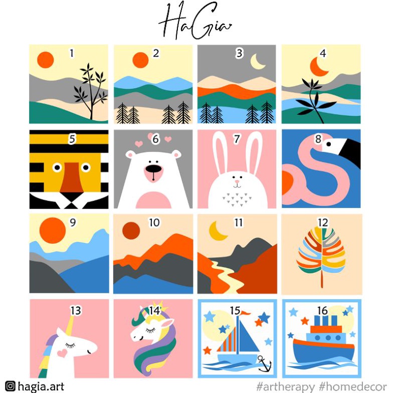 

Terkini Paint by Number | Mini DIY Painting Kit | 20x20cm | Paint by Numbers | Hagia.art Kanvas Lukis Melukis Mewarnai 8K8