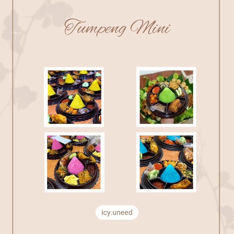

[Miliki Segera] Paket Menu Sarapan/Tumpeng Mini/Nasi Kuning S80