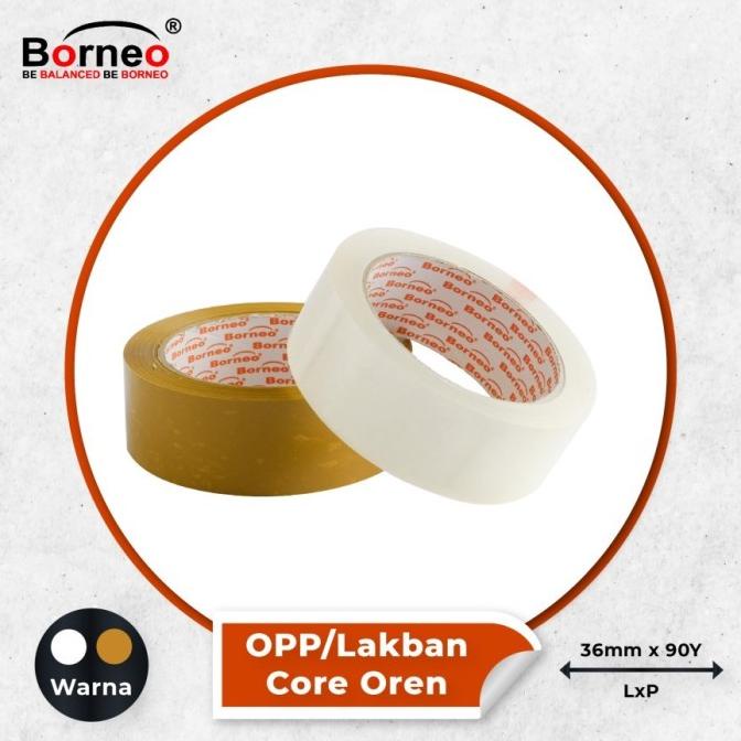 

OPP TAPE BORNEO CORE ORANGE 36MM / PCS ECER