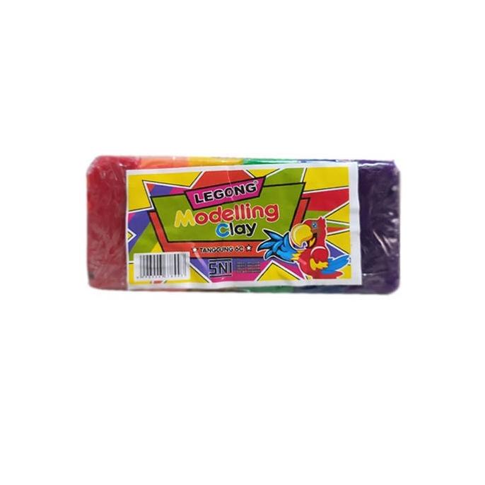 MALAM LEGONG TANGGUNG 6 WARNA - PLASTISIN