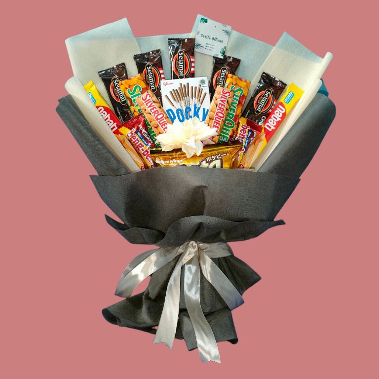 

Dijual Murah.. Bucket snack / Buket makanan / Bouquet Kado Valentine Gift Graduation wisuda ulang tahun pocky coklat Bouquet Valentine Kado Valentine gift Kado Untuk Pacar 39