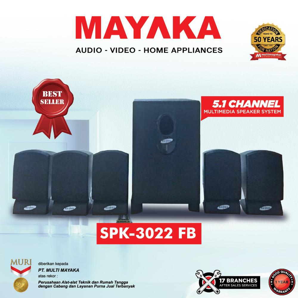ENA819 Mayaka Speaker Aktif 5.1 Channel SPK 3022 FB - Garansi Resmi 1 Thn +++