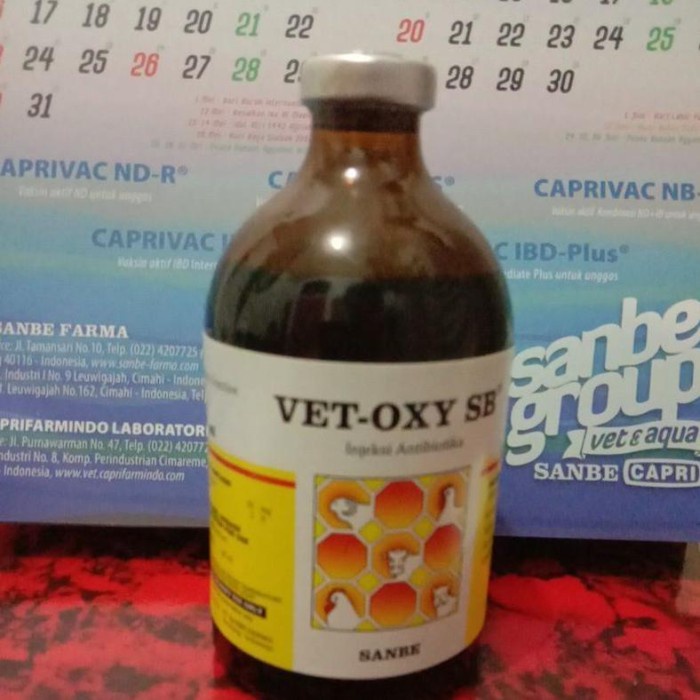 Terlaris Ready Vet-Oxy Sb 100 Ml Vet Oxy Vetoxy Obat Ayam Sapi Anjing Domba