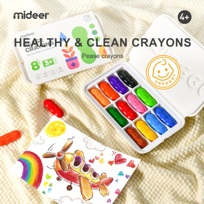 

Best Seller Mideer Pease Crayons Mainan Mewarnai Anak