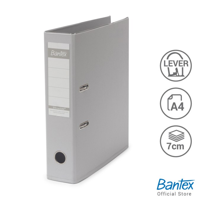 

Terlaris Bantex Lever Arch File Ordner Pvc A4 7Cm Grey #1450V05