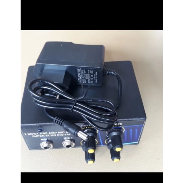 efek vokal pre amp mic echo digital penguat suara gitar listrik