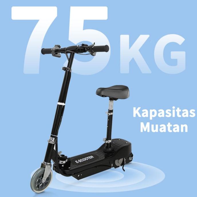 Scooter Listrik Dewasa Lipat Skuter Listrik Duduk Garansi 1 Tahun