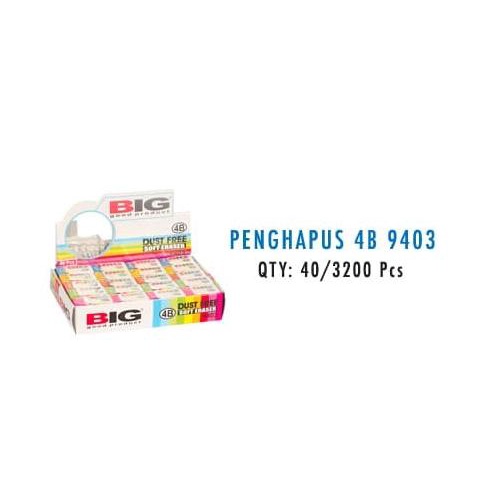 

Penghapus Eraser BIG Warna Kecil 9403