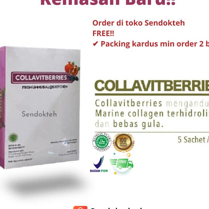 

Best - Colla Vit Berries from Booster Factory (Ummubalqis Kitchen) 1 box 5 sachet collavitberries ✓