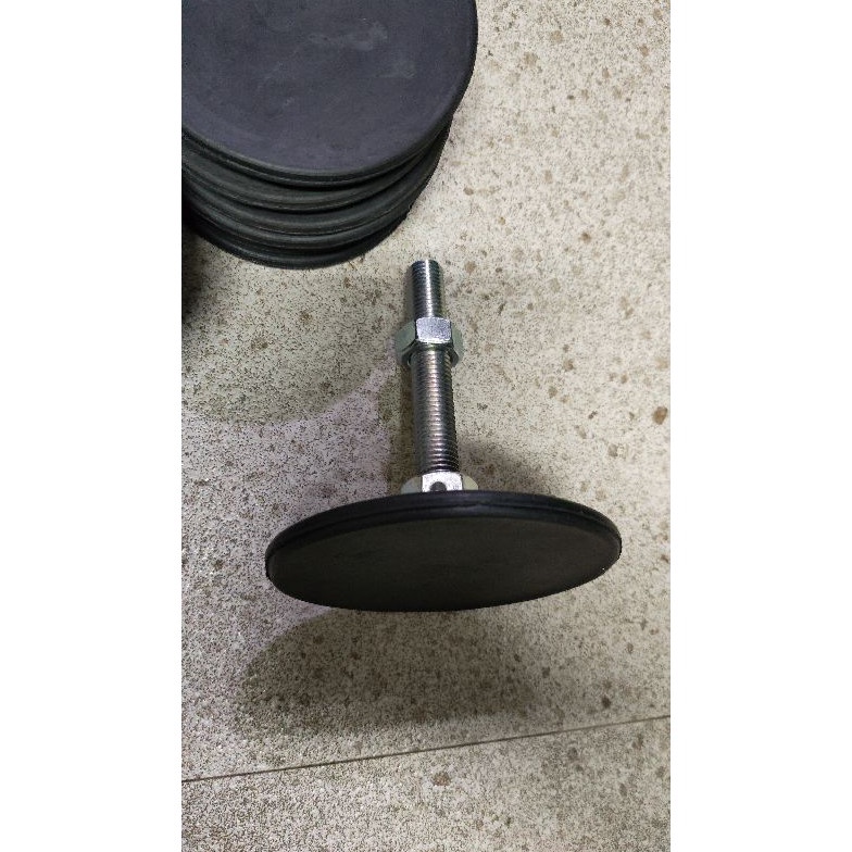 Terkini kaki meja M16 + Karet Kualitas Bagus M16 / foot adjuster M16 + karet kaki meja M16 35
