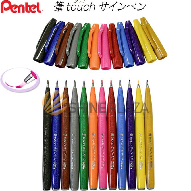 

Murah.. Pentel Touch Brush Sign Pen - Kuas Lettering C0G