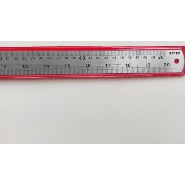

Penggaris Besi / Stainless Steel Kenko 50 cm Tebal sellanorimart