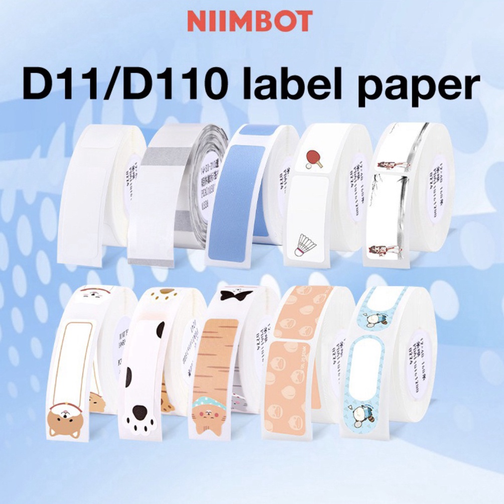 

Stock Banyak.. Niimbot label thermal printer label roll refill label 92