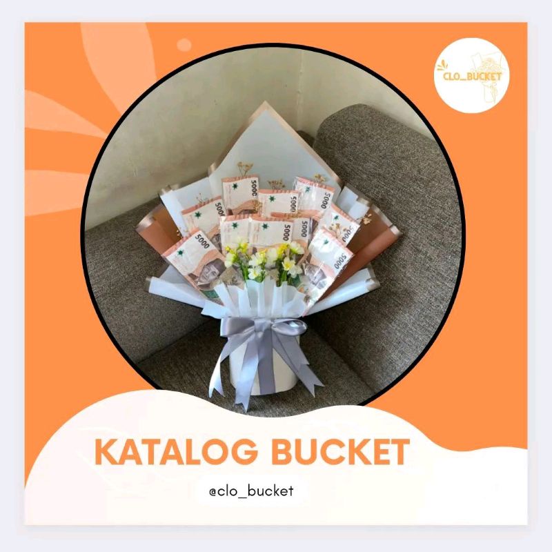 

[ ReadyStock ] Bucket Uang dan Bunga / Bucket Mahar (Terpercaya) Bebas Pilih Model Bucket Uang - Proses Pengerjaan Cepat | @clo_bucket