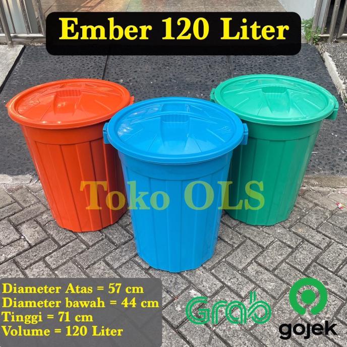 Ember 120 liter / ember besar 120 liter / ember plastik 120 liter