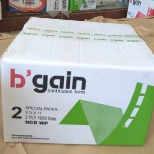 

CONTINUOUS FORM 9,5X11 BGAIN 2 PLY 1000 SETS