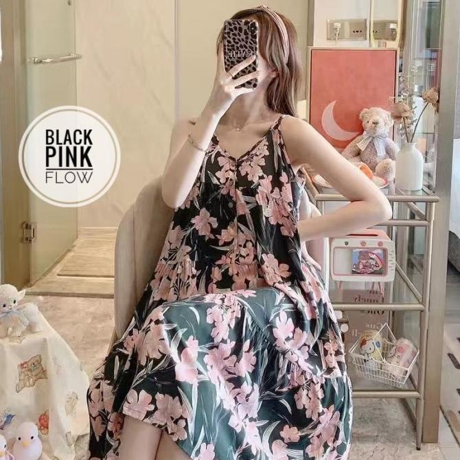 Baju tidur wanita / daster wanita katun adem / piyama dress / daster