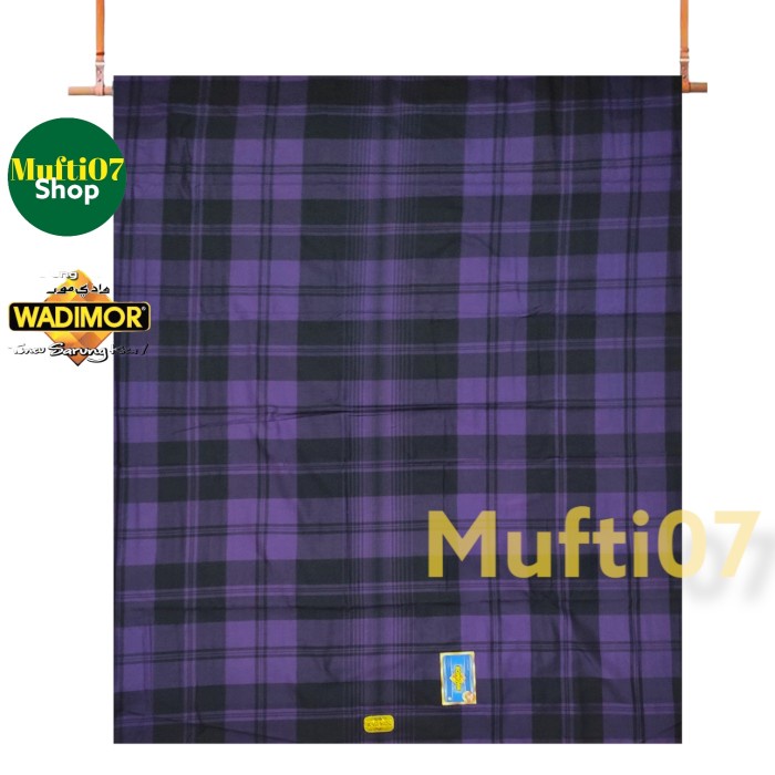 Terlaris Sarung Wadimor Original Motif Kotak-Kotak