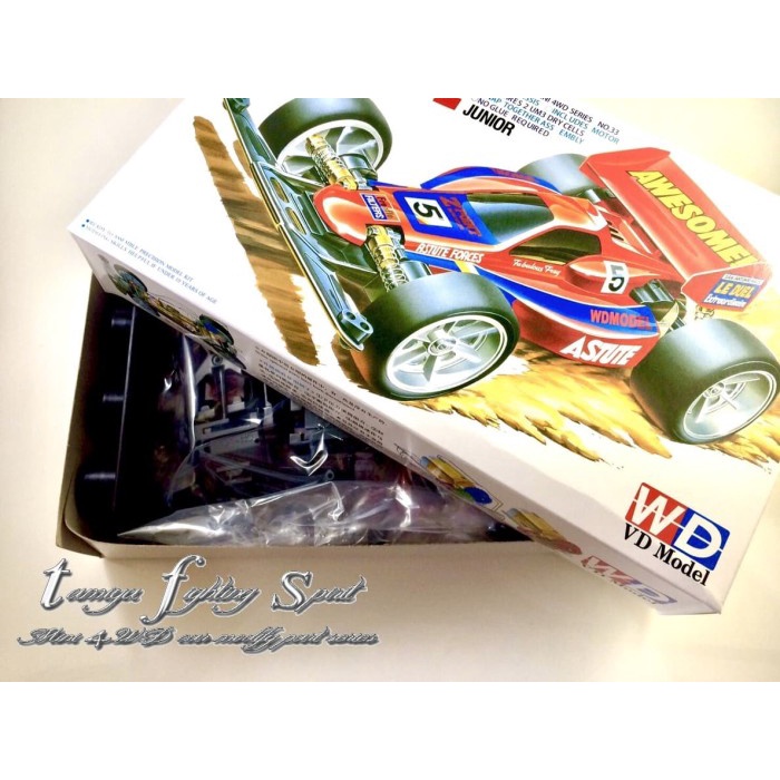 PROMO TAMIYA DD ASTUTE JUNIOR RED MINI4WD ZERO CHASSIS VCAST02 TERBARU