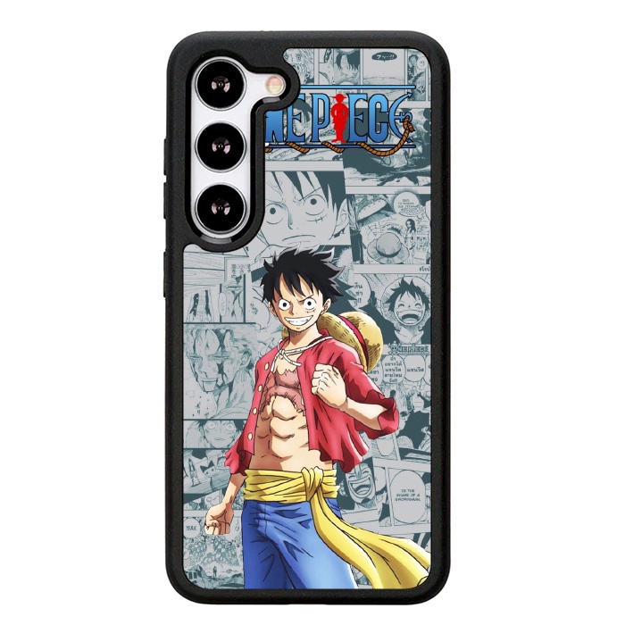 Case Casing Softcase Hardcase Samsung Galaxy S23 S22 S21 Plus Ultra FE 5G One Piece Comics Luffy AO0