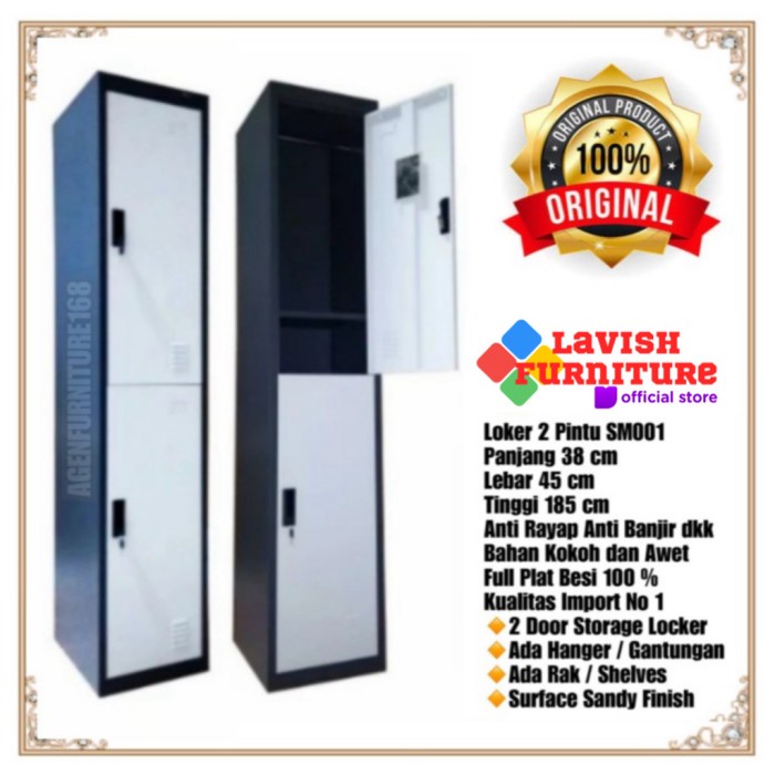 

Lemari Locker 2 Pintu Sm002 Kualitas Import No 1