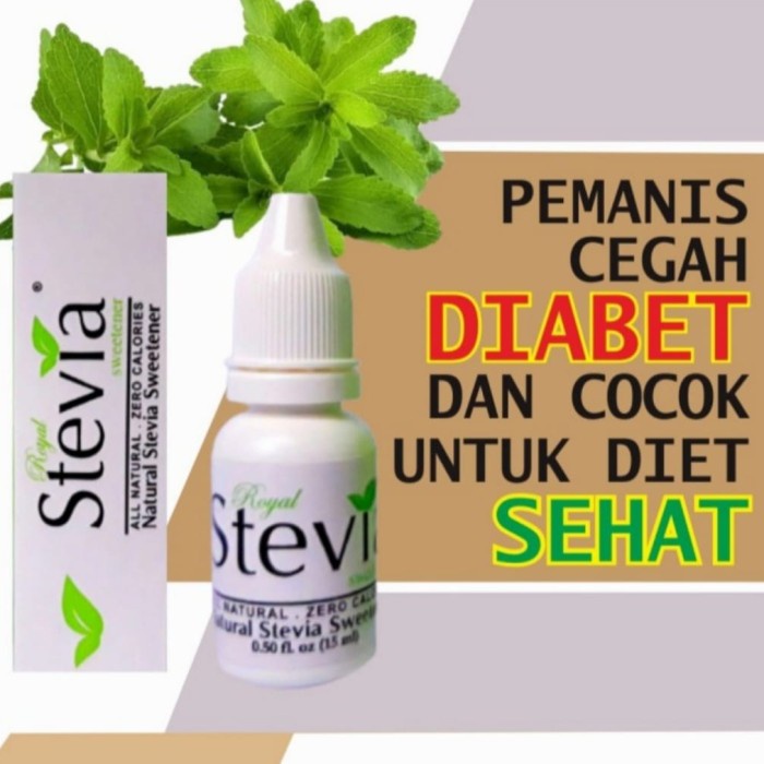 

Stevia Sweetener Cair - Gula Tetes - Stevia Pemanis - 0 Kal